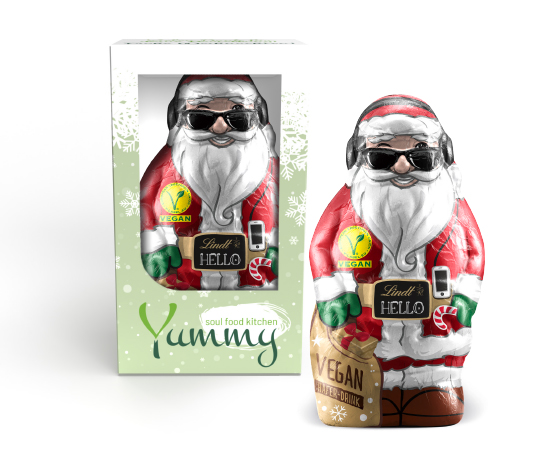 Lindt HELLO Santa Vegan 80 g