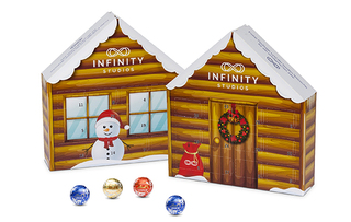 Lindt Lindor Adventskalender "Haus" Eco 115 g