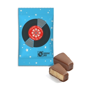 Baumkuchenspitzen im Werbetütchen 10 g Vollmilch Standard-Folie weiß