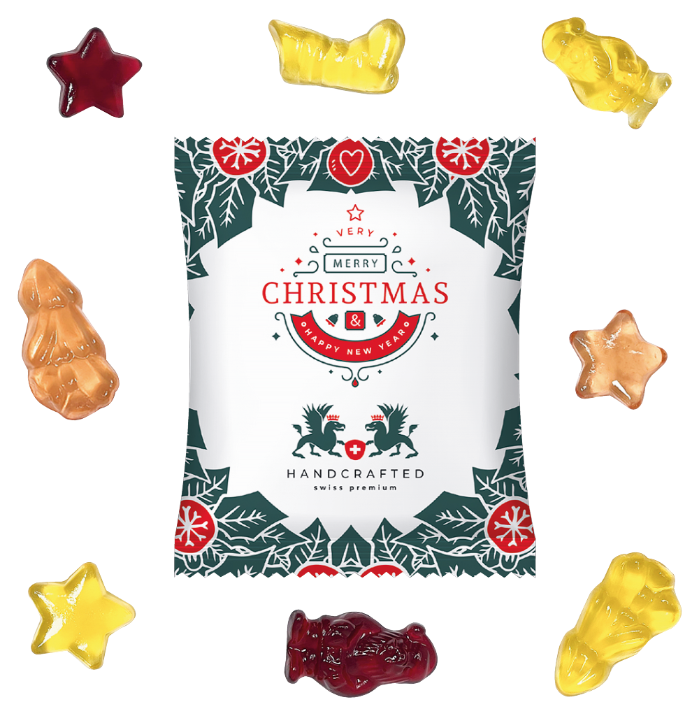 Fruchtgummi Vegan Weihnachtsedition