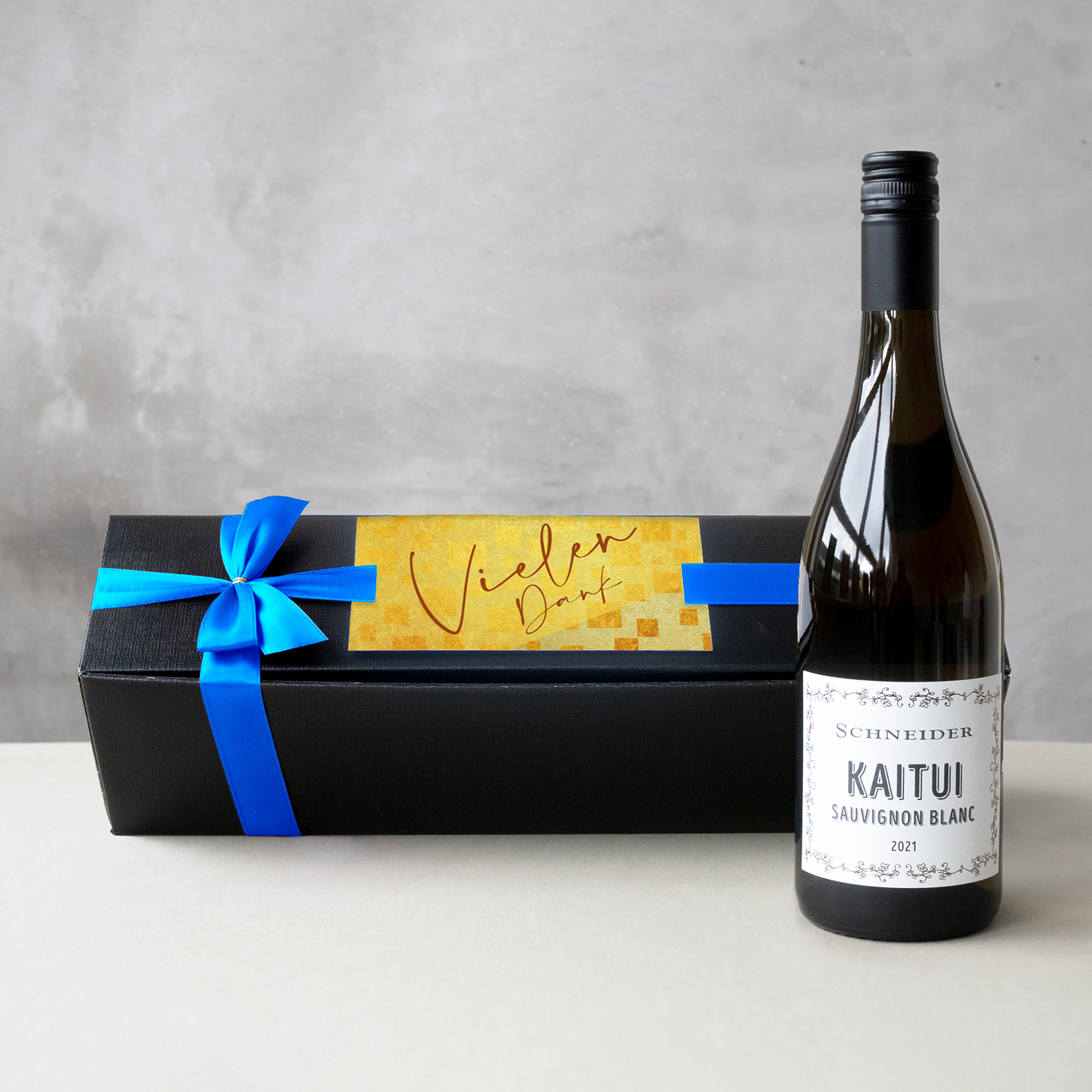 Kaitui Sauvignon Blanc in edler Geschenkbox 750 g  Blaue Schleife