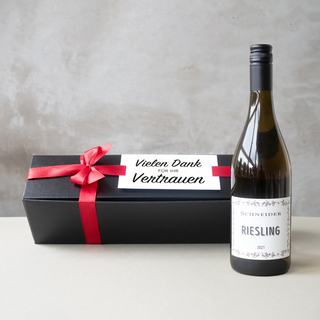 Riesling in edler Geschenkbox 750 g  Rote Schleife