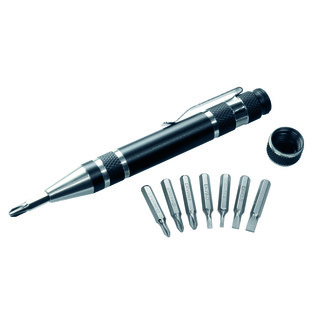 Bitstift Happy Pen  schwarz-silber