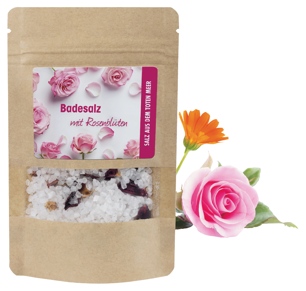 ZIP-Tasche mit Badesalz 30 g