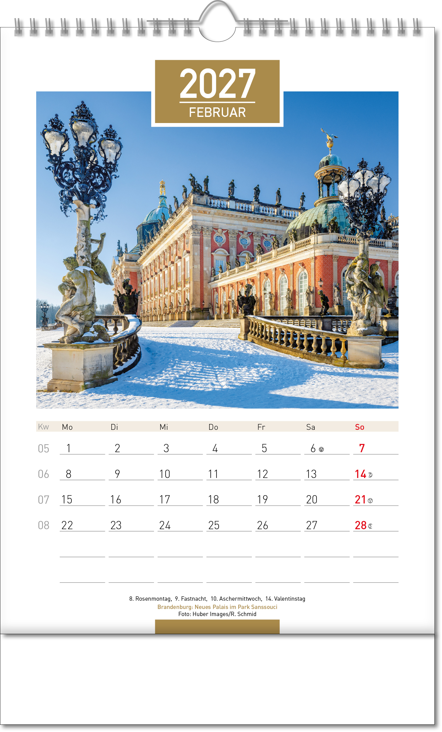 Bildkalender Deutschland, Wire
