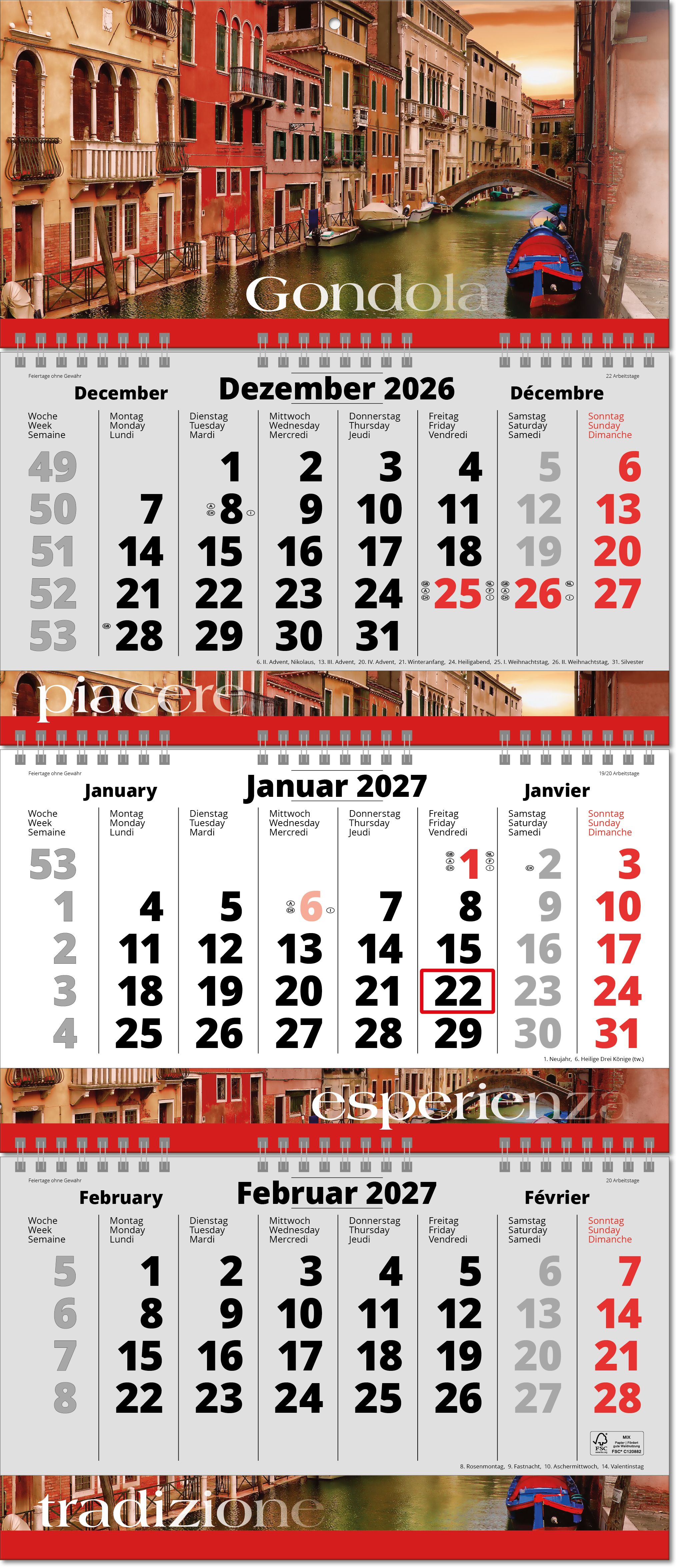 Drei-Monats-Planer Fold-3