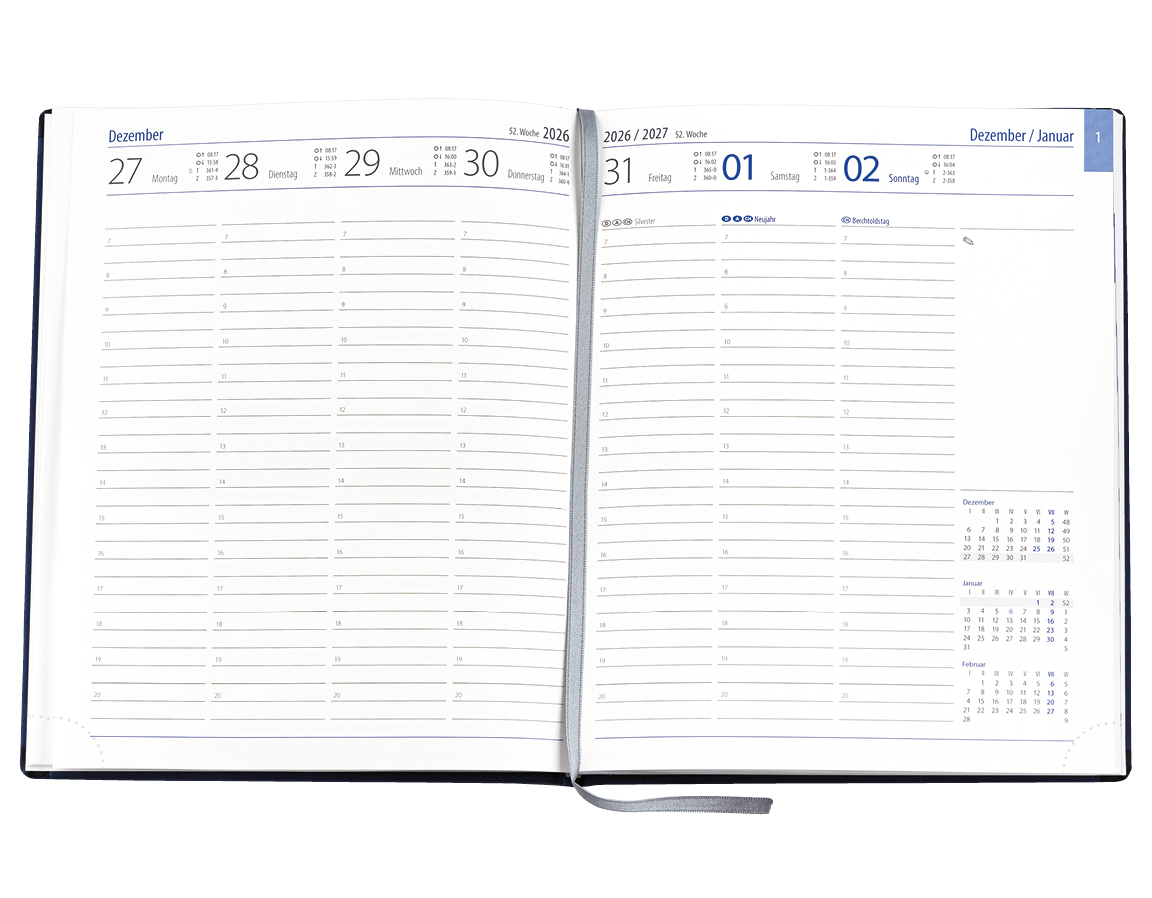 Wochenkalender Manager D, Slinky schwarz