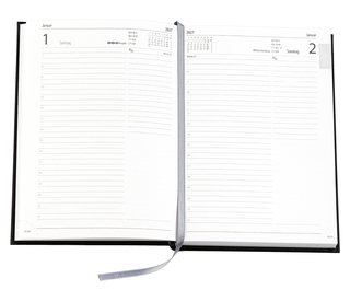 Buchkalender Tages Chefkalender, Balacron dunkelblau
