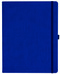 Notizbuch Style Large im Format 19x25cm, Inhalt blanco, Einband Slinky in der Farbe Ultramarine