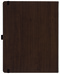 Notizbuch Style Large im Format 19x25cm, Inhalt blanco, Einband Woody in der Farbe Brown