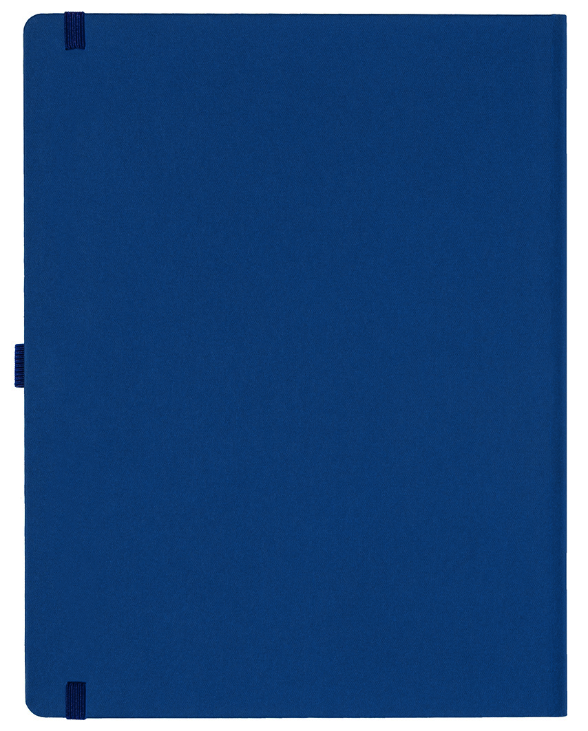 Notizbuch Style Large im Format 19x25cm, Inhalt kariert, Einband Fancy in der Farbe Royal Blue