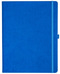 Notizbuch Style Large im Format 19x25cm, Inhalt liniert, Einband Slinky in der Farbe Azure