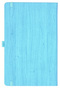 Notizbuch Style Medium im Format 13x21cm, Inhalt blanco, Einband Woody in der Farbe Sky