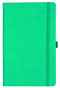 Notizbuch Style Medium im Format 13x21cm, Inhalt kariert, Einband Slinky in der Farbe Turquoise
