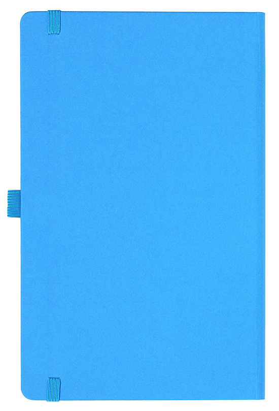 Notizbuch Style Medium im Format 13x21cm, Inhalt liniert, Einband Fancy in der Farbe China Blue