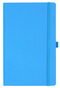 Notizbuch Style Medium im Format 13x21cm, Inhalt liniert, Einband Fancy in der Farbe China Blue