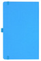 Notizbuch Style Medium im Format 13x21cm, Inhalt liniert, Einband Fancy in der Farbe China Blue