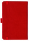 Notizbuch Style Small im Format 9x14cm, Inhalt blanco, Einband Slinky in der Farbe Scarlet