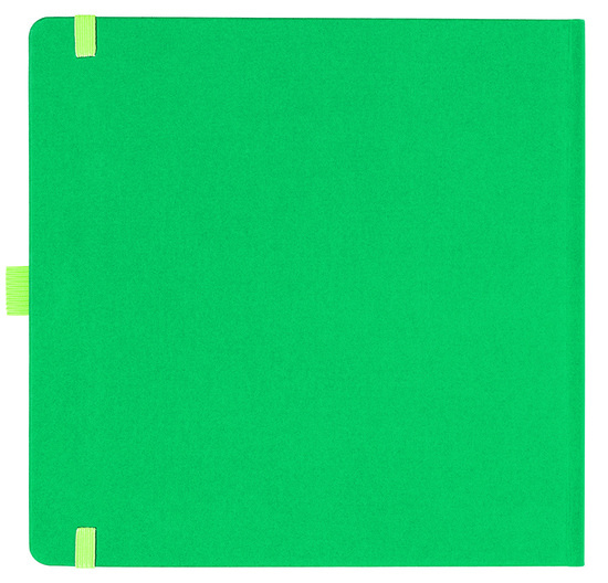 Notizbuch Style Square im Format 17,5x17,5cm, Inhalt blanco, Einband Fancy in der Farbe Laguna