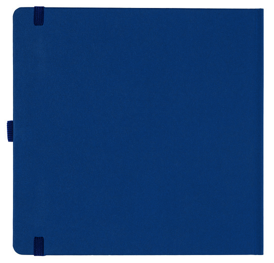 Notizbuch Style Square im Format 17,5x17,5cm, Inhalt kariert, Einband Fancy in der Farbe Royal Blue