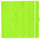 Notizbuch Style Square im Format 17,5x17,5cm, Inhalt liniert, Einband Woody in der Farbe Lime