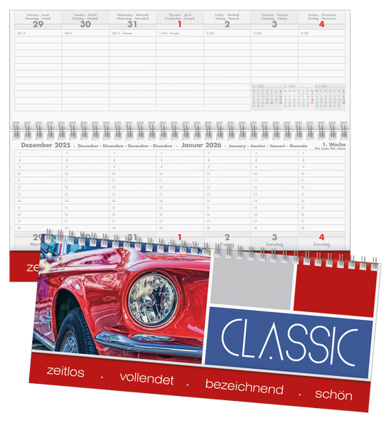 Querkalender "Office", Kartoneinband