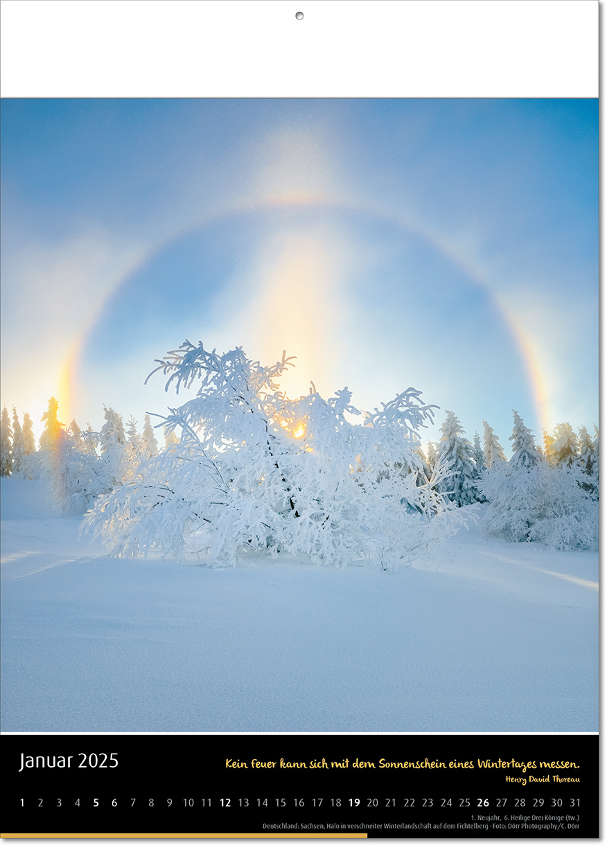 Kalender "Emotion" im Format 30,5 x 42,6 cm, mit Fälzel