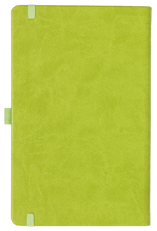 Notizbuch Style Medium im Format 13x21cm, Inhalt liniert, Einband Slinky in der Farbe Lime