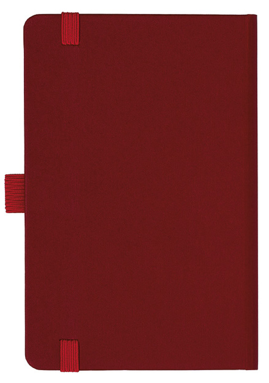 Notizbuch Style Small im Format 9x14cm, Inhalt blanco, Einband Fancy in der Farbe Ruby Red