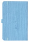 Notizbuch Style Small im Format 9x14cm, Inhalt blanco, Einband Woody in der Farbe Sky
