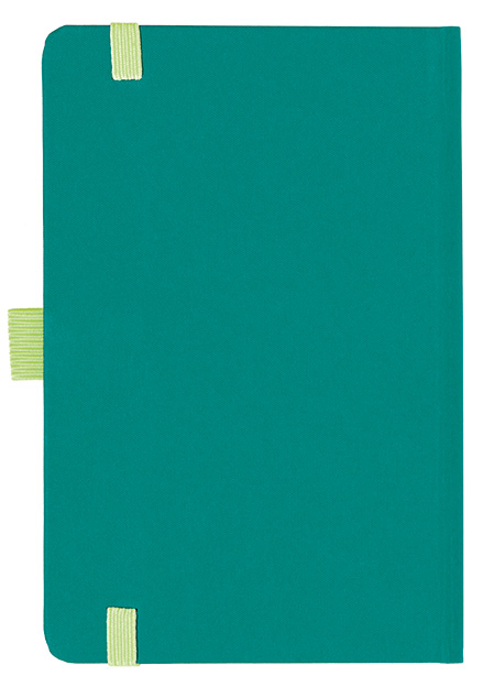 Notizbuch Style Small im Format 9x14cm, Inhalt liniert, Einband Fancy in der Farbe Laguna