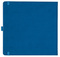 Notizbuch Style Square im Format 17,5x17,5cm, Inhalt blanco, Einband Slinky in der Farbe Azure