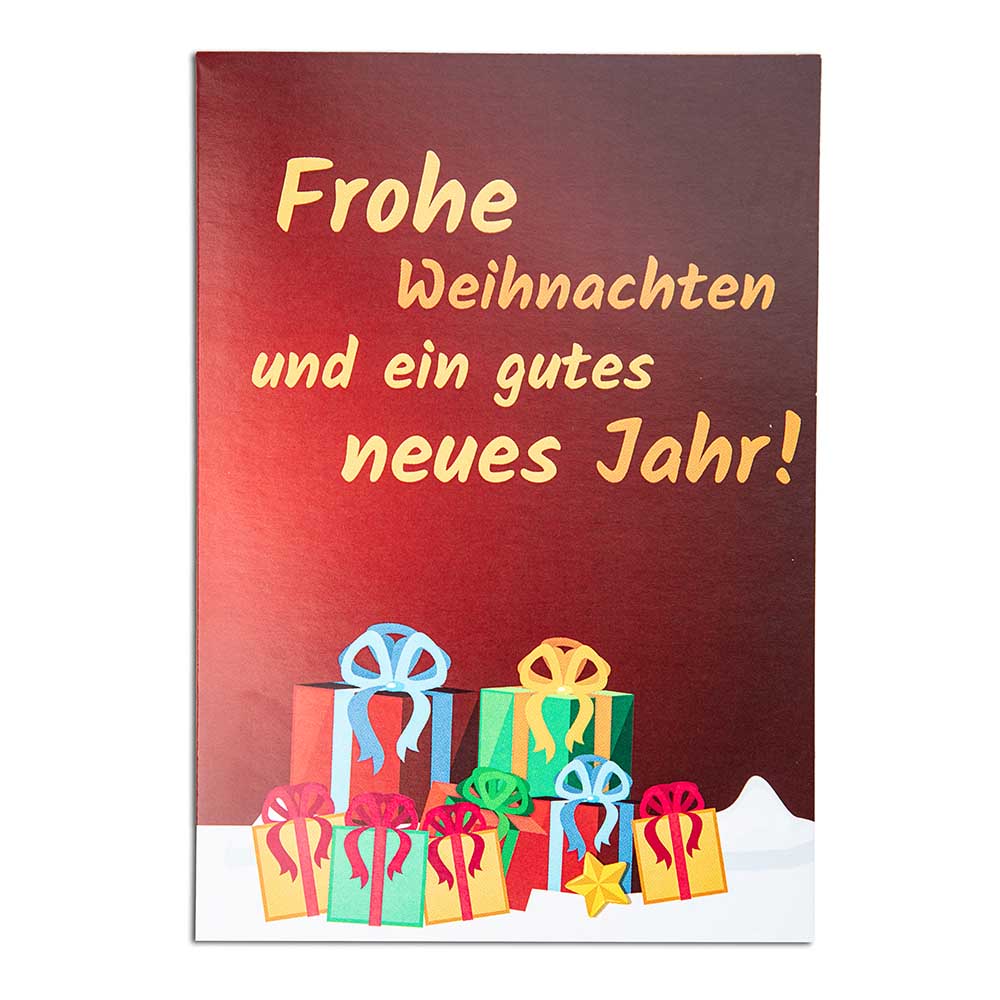 Weihnachtsbaum-Karte - mit Digitaldruck