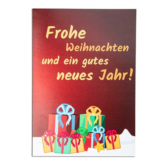 Weihnachtsbaum-Karte - mit Digitaldruck