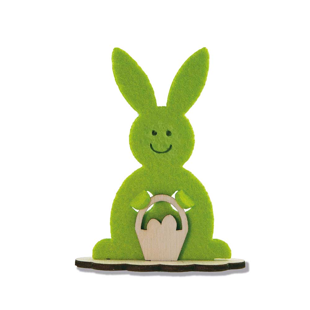 Steckfigur Hase in Werbekarte - Hase