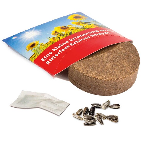 Plant-Tab mit Samen - Sonnenblume