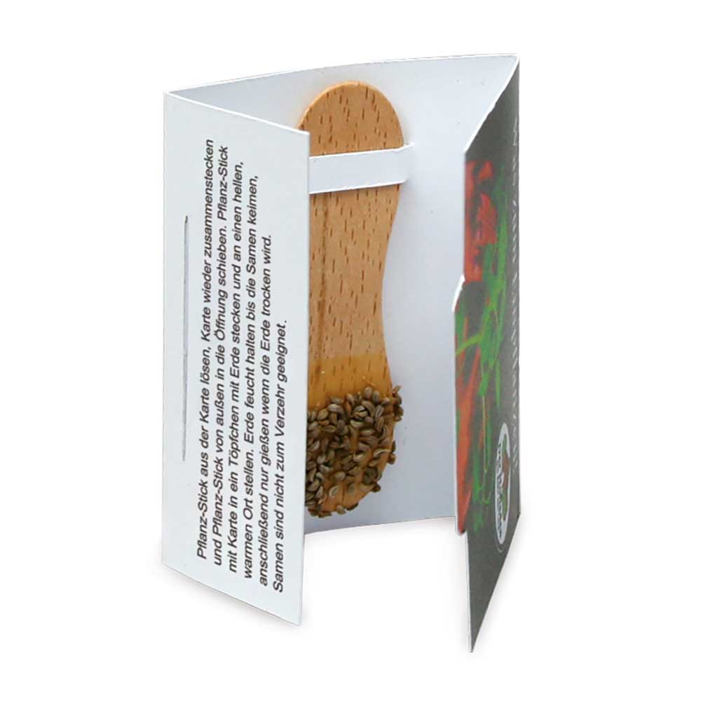 Pflanz-Stick mit Samen - Basilikum