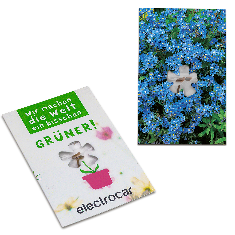 Samen-Karte-Mini Blume