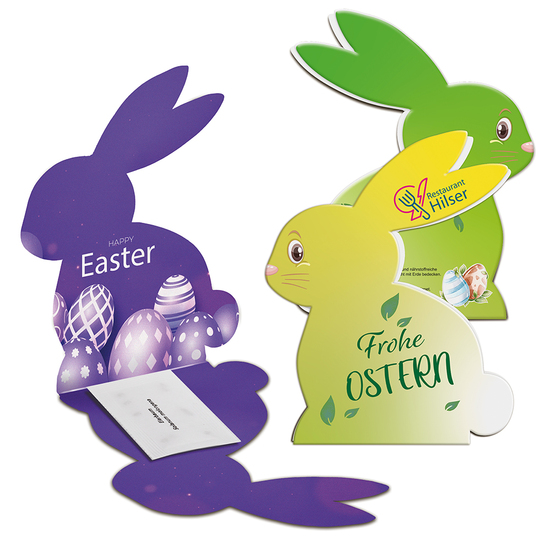 Klappkärtchen Osterhase