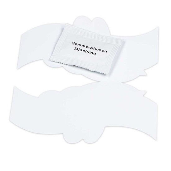 Bienen Klappkärtchen mit Samen - Individuell