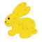 Samenpapier in Klappkärtchen - Ostern
