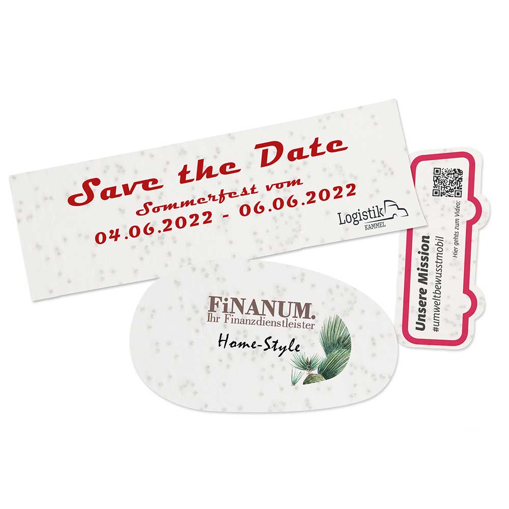 Samenpapier Sonder - Sonderformate