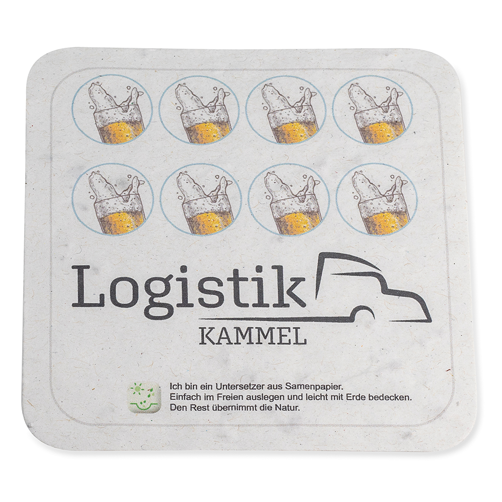 Samenpapier Bierdeckel