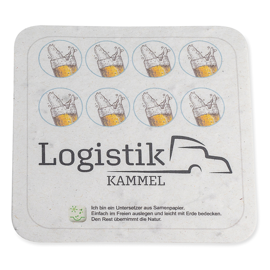 Samenpapier Bierdeckel