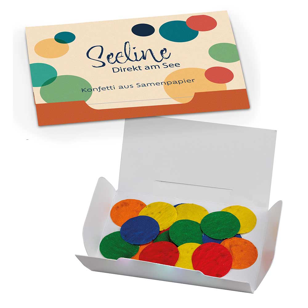 Samenpapier-Konfetti - Rund