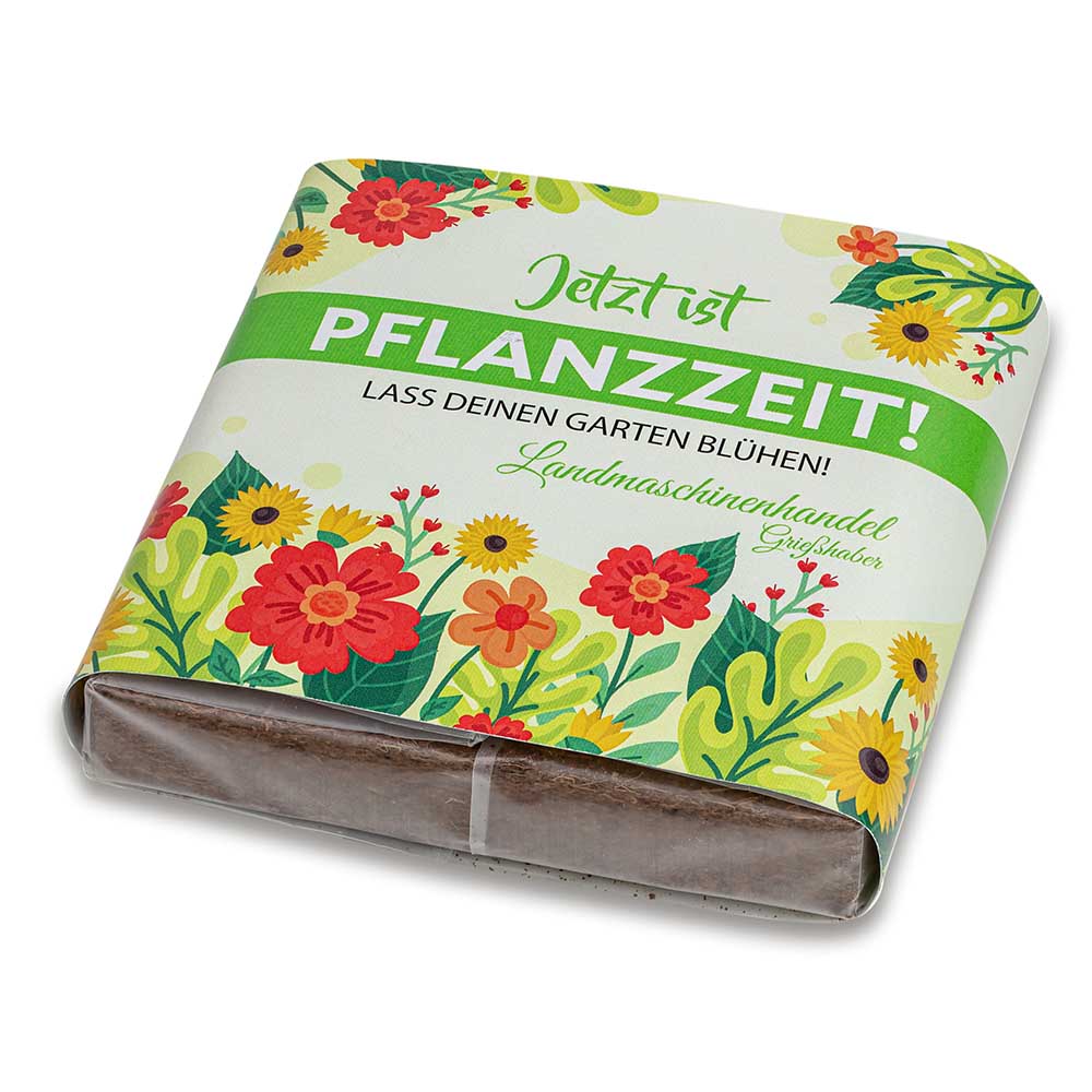 PopUp Anzuchterde mit Samen - Gartenkresse