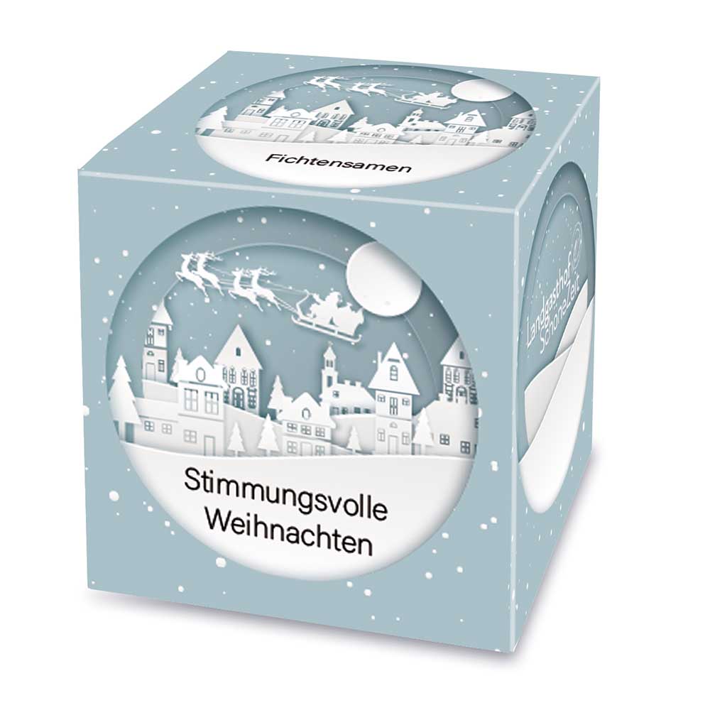 Pflanz-Würfel 2.0 mit Samen - Fichte