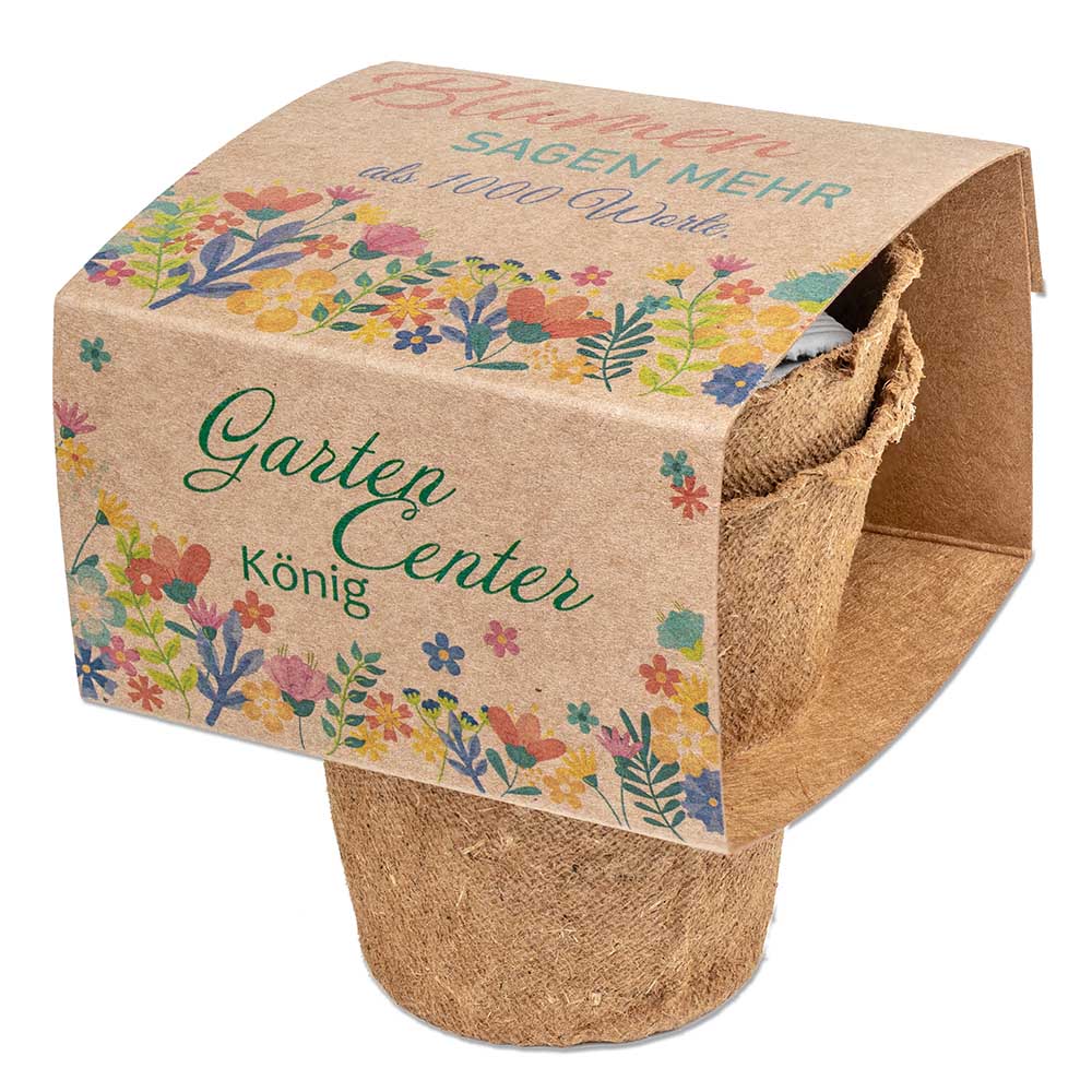 Anzucht-Set mit Samen - Glücksklee-Zwiebel (* Je nach Verfügbarkeit der Glücksklee-Zwiebeln)