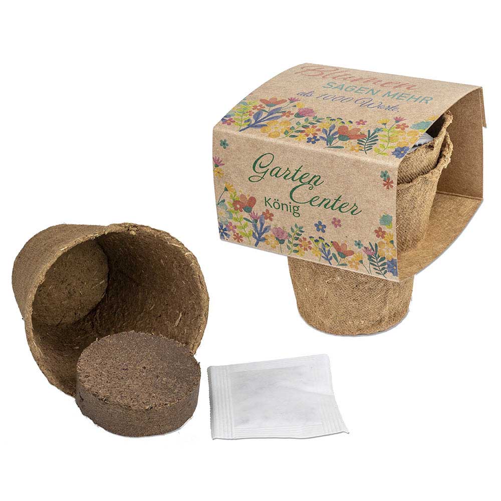 Anzucht-Set mit Samen - Vergissmeinnicht