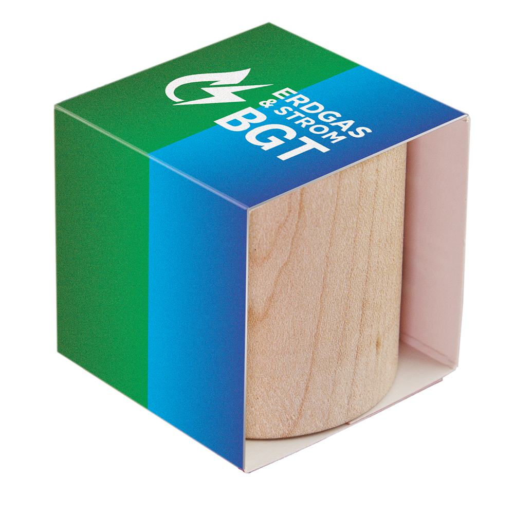 Pflanz-Holz rund mit Samen